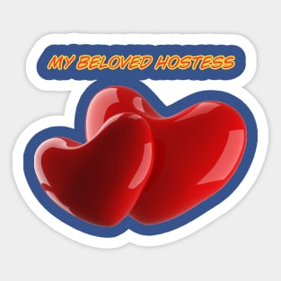 My beloved hostess Sticker